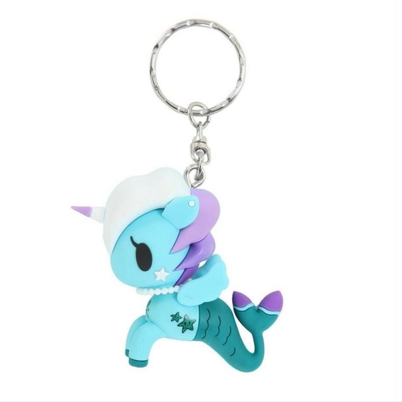 Tokidoki 3D Marina Mermicorno Key Chain - Picture 2 of 7